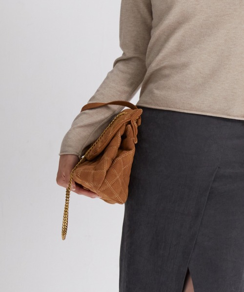 SAISON DE PAPILLON(セゾンドパピヨン)の「キルティング2Wayビッグショルダーバッグ(ショルダーバッグ・レディース・ブラック/ブラウン/ダークブラウン/グリーン・フリー)」の16枚目の写真