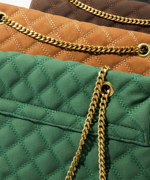 SAISON DE PAPILLON(セゾンドパピヨン)の「キルティング2Wayビッグショルダーバッグ(ショルダーバッグ・レディース・ブラック/ブラウン/ダークブラウン/グリーン・フリー)」の8枚目の写真