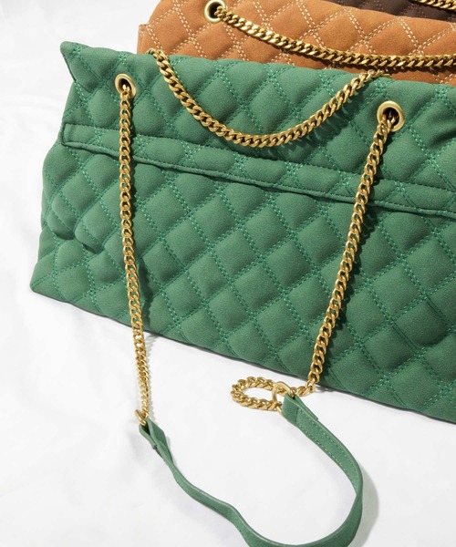 SAISON DE PAPILLON(セゾンドパピヨン)の「キルティング2Wayビッグショルダーバッグ(ショルダーバッグ・レディース・ブラック/ブラウン/ダークブラウン/グリーン・フリー)」の9枚目の写真