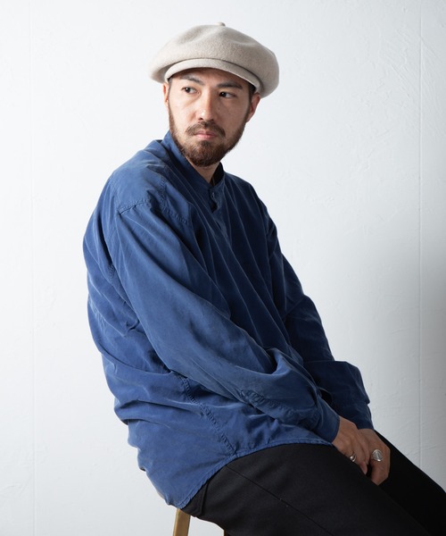 RACAL（ラカル）の「Classic Wool Knit Casquette / クラシックウールニットキャスケット（キャスケット・メンズ・チャコールグレー/ブラック/ベージュ/ブラウン・MEDIUM/LARGE）」の10枚目の写真