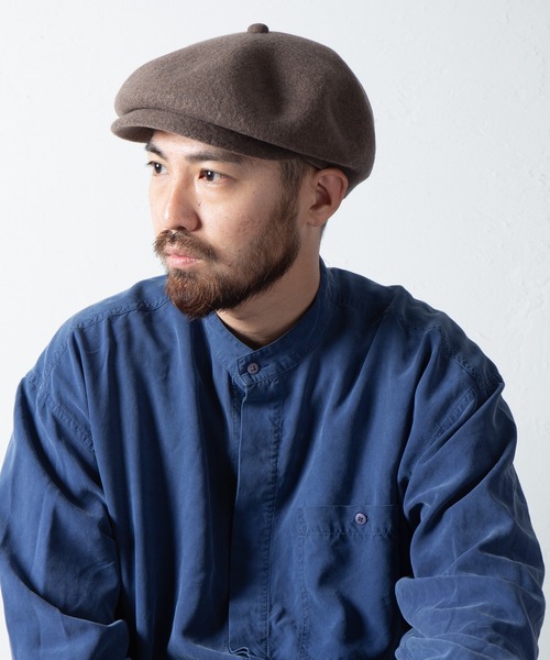 RACAL（ラカル）の「Classic Wool Knit Casquette / クラシックウールニットキャスケット（キャスケット・メンズ・チャコールグレー/ブラック/ベージュ/ブラウン・MEDIUM/LARGE）」の14枚目の写真