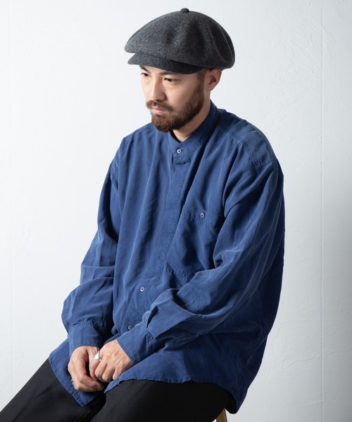 RACAL（ラカル）の「Classic Wool Knit Casquette / クラシックウールニットキャスケット（キャスケット・メンズ・チャコールグレー/ブラック/ベージュ/ブラウン・MEDIUM/LARGE）」の12枚目の写真