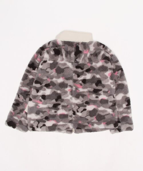 GERRY(ジェリー)の「【KIDS】【GERRY×ROPE' PICNIC】ボアブルゾン迷彩(ブルゾン・キッズ・グレー系その他・120/130/140)」の2枚目の写真