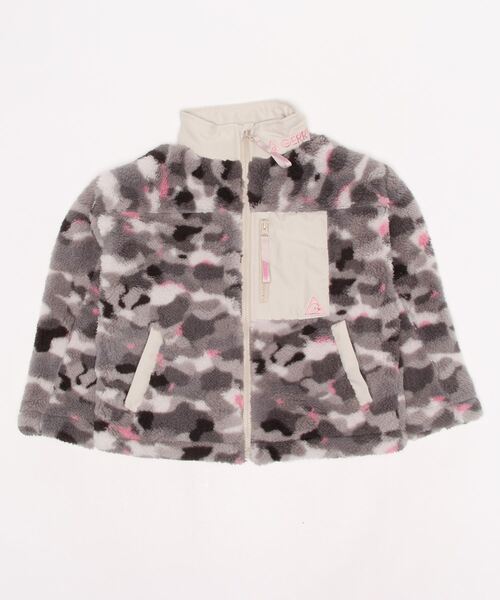 GERRY(ジェリー)の「【KIDS】【GERRY×ROPE' PICNIC】ボアブルゾン迷彩(ブルゾン・キッズ・グレー系その他・120/130/140)」の4枚目の写真