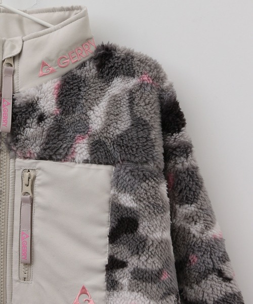 GERRY(ジェリー)の「【KIDS】【GERRY×ROPE' PICNIC】ボアブルゾン迷彩(ブルゾン・キッズ・グレー系その他・120/130/140)」の5枚目の写真