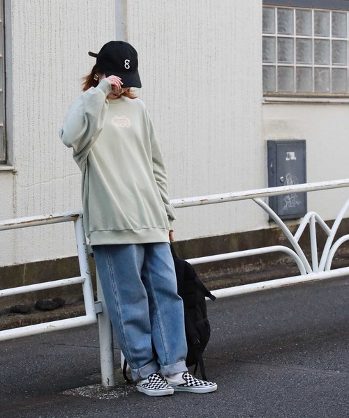 Levi's(リーバイス)の「【Levi's】ロゴスウェットクルー(スウェット・レディース・グリーン・S/M/L)」の11枚目の写真