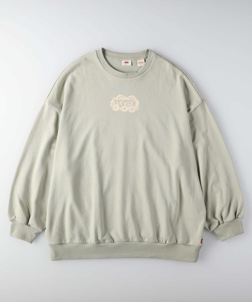 Levi's(リーバイス)の「【Levi's】ロゴスウェットクルー(スウェット・レディース・グリーン・S/M/L)」の5枚目の写真
