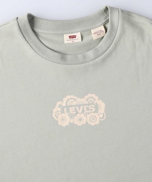 Levi's(リーバイス)の「【Levi's】ロゴスウェットクルー(スウェット・レディース・グリーン・S/M/L)」の7枚目の写真