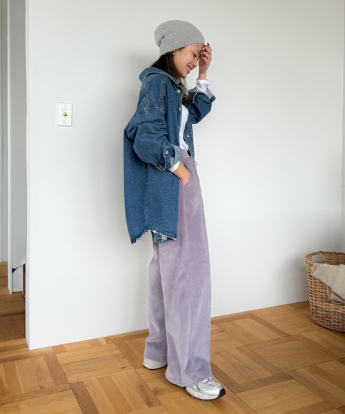 pichi ボアデニムジャケット pichi ボアデニムジャケット pichi ボアデニムジャケット New 4 Pocket