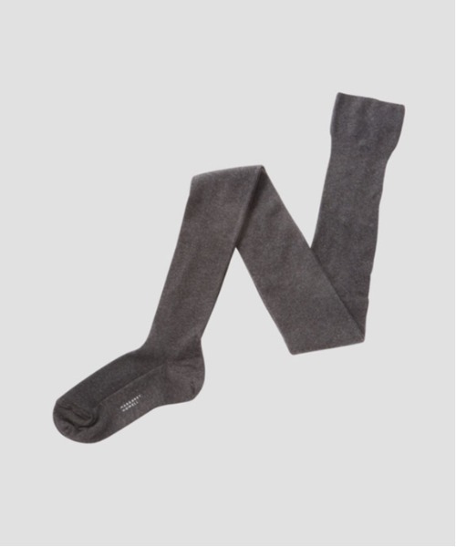 MARGARET HOWELL(マーガレットハウエル)の「COTTON RIB TIGHTS(タイツ/ストッキング・レディース・ブラック/チャコール・FREE)」の2枚目の写真