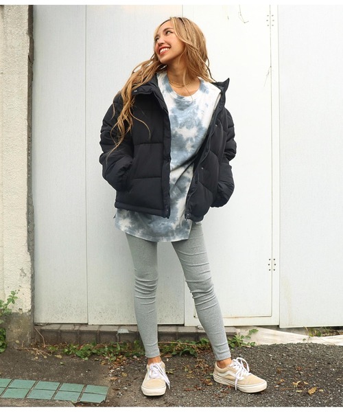 anap mimpi（アナップミンピ）の「ボリュームフェイクダウン（ダウンジャケット/コート・レディース・ブラック/ベージュ・FREE）」の16枚目の写真