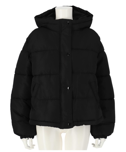 anap mimpi（アナップミンピ）の「ボリュームフェイクダウン（ダウンジャケット/コート・レディース・ブラック/ベージュ・FREE）」の10枚目の写真