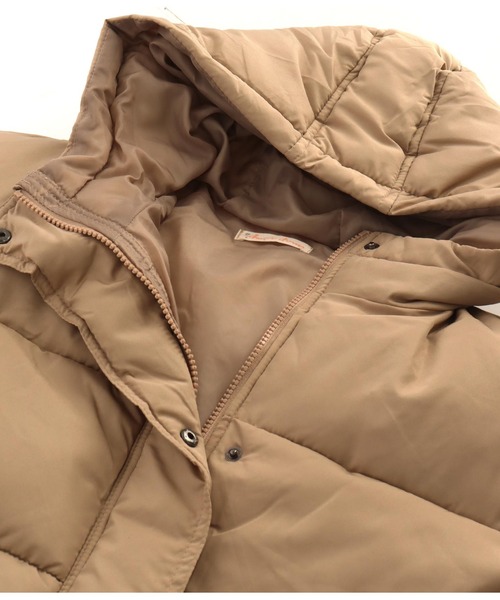 anap mimpi（アナップミンピ）の「ボリュームフェイクダウン（ダウンジャケット/コート・レディース・ブラック/ベージュ・FREE）」の13枚目の写真