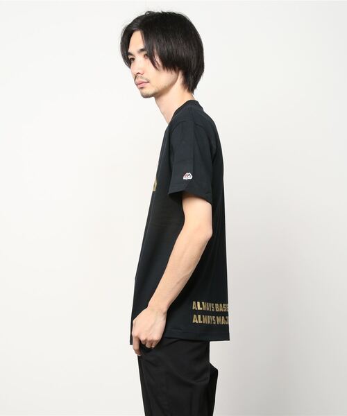 MAJESTIC(マジェスティック)の「TEAM MAJESTIC SS Tee/Tシャツ(Tシャツ/カットソー・メンズ・ブラック/グレー・SMALL/LARGE/MEDIUM/X-LARGE/XX-LARGE)」の3枚目の写真