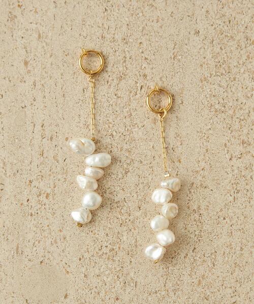 CITEN（シテン）の「＜CITEN（シテン）＞淡水バロックパール イヤリング（イヤリング・レディース・シルバー/ゴールド・FREE）」の8枚目の写真