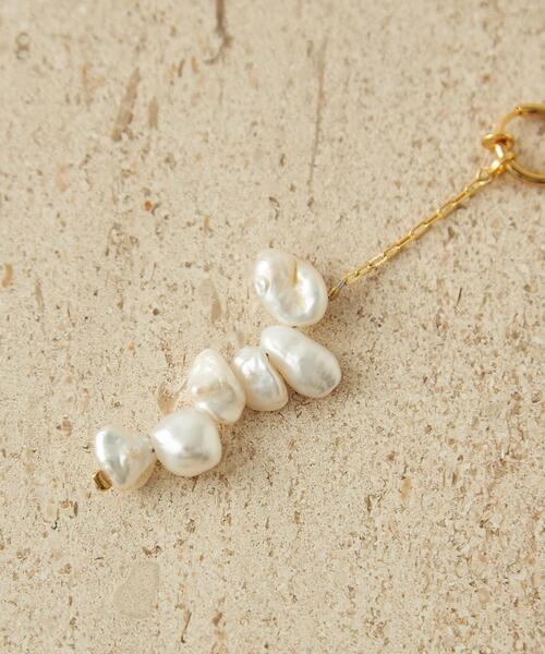 CITEN（シテン）の「＜CITEN（シテン）＞淡水バロックパール イヤリング（イヤリング・レディース・シルバー/ゴールド・FREE）」の5枚目の写真