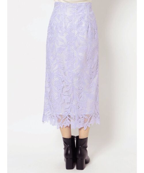 MERCURYDUO（マーキュリーデュオ）の「ケミカルレースペンシルスカート（スカート・レディース・アイボリー/イエロー/ラベンダー・SMALL/MEDIUM）」の8枚目の写真