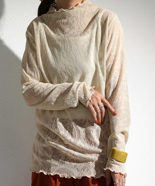 antiqua（アンティカ）の「長袖カットソー（Tシャツ/カットソー・レディース・ホワイト・FREE）」の9枚目の写真