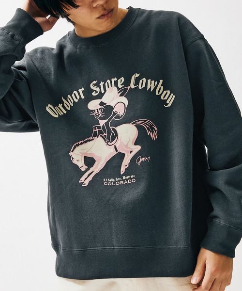 JOURNAL STANDARD（ジャーナルスタンダード）の「【JERRY MARQUEZ/ジェリーマルケス ×JS】別注 クルーネック スウェット（スウェット・メンズ・チャコールグレー/ライトブラウン/アイボリー・X-LARGE/MEDIUM/LARGE）」の13枚目の写真