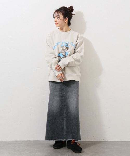 JOURNAL STANDARD（ジャーナルスタンダード）の「【JERRY MARQUEZ/ジェリーマルケス ×JS】別注 クルーネック スウェット（スウェット・メンズ・チャコールグレー/ライトブラウン/アイボリー・X-LARGE/MEDIUM/LARGE）」の15枚目の写真