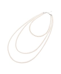 INDIVI | 【マルチWAY】3連パールネックレス(ネックレス)