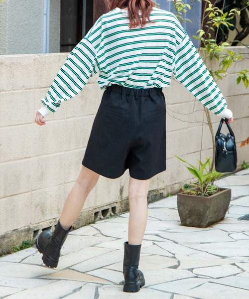 WEGO(ウィゴー)の「WEGO/BIGボーダーロンT(Tシャツ/カットソー・レディース・ホワイト/ピンク・FREE)」の20枚目の写真