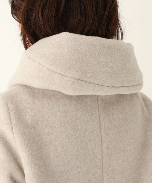 SOUP(スープ)の「◆大きいサイズあり・13号・15号/ビーバーショートフードライクコート(その他アウター・レディース・ライトベージュ/ライトグレー/グレー・09/11/13/15 )」の8枚目の写真