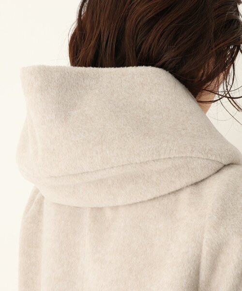 SOUP(スープ)の「◆大きいサイズあり・13号・15号/ビーバーショートフードライクコート(その他アウター・レディース・ライトベージュ/ライトグレー/グレー・09/11/13/15 )」の9枚目の写真