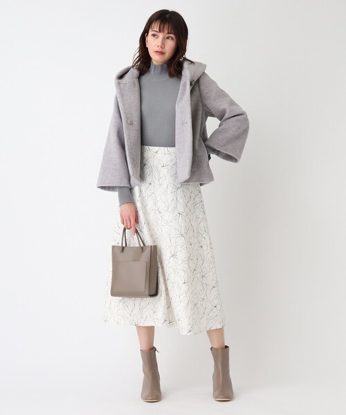 SOUP(スープ)の「◆大きいサイズあり・13号・15号/ビーバーショートフードライクコート(その他アウター・レディース・ライトベージュ/ライトグレー/グレー・09/11/13/15 )」の17枚目の写真