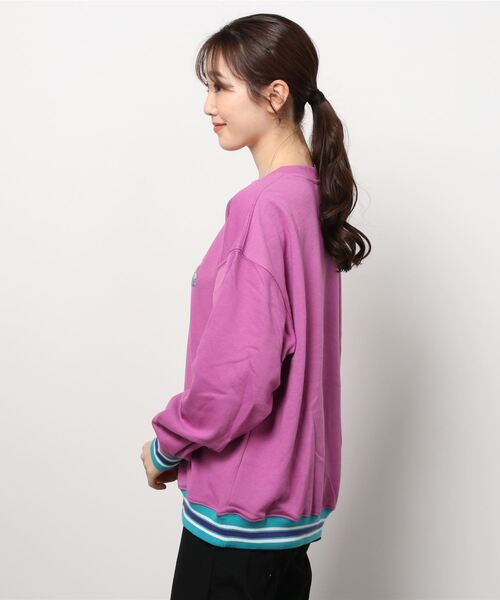 Disney（ディズニー）の「【TOY STORY/トイストーリー】キャラクターイラストスウェット/リブライン/ビッグシルエット（スウェット・レディース・チャコールグレー/パープル/パープル系その他/グレー系その他2/アッシュグレー/ピンク系その他/エメラルド/ピンク/グレー系その他・M/L/XL）」の15枚目の写真