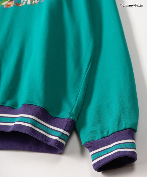 Disney（ディズニー）の「【TOY STORY/トイストーリー】キャラクターイラストスウェット/リブライン/ビッグシルエット（スウェット・レディース・チャコールグレー/パープル/パープル系その他/グレー系その他2/アッシュグレー/ピンク系その他/エメラルド/ピンク/グレー系その他・M/L/XL）」の12枚目の写真