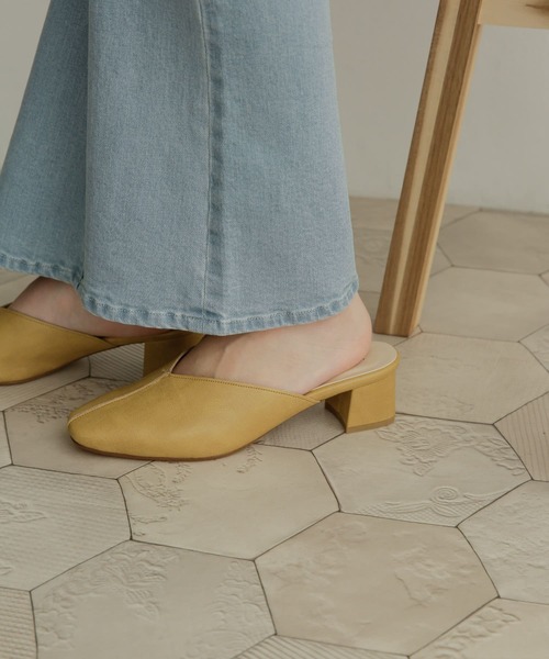 URBAN RESEARCH DOORS アイボリー ミュール URBAN RESEARCH DOORS アイボリー ミュール