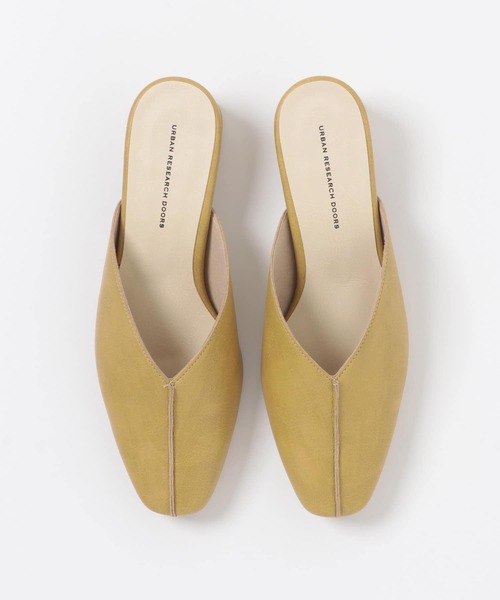 URBAN RESEARCH DOORS アイボリー ミュール URBAN RESEARCH DOORS ミュール