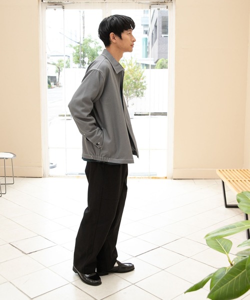 LAKOLE（ラコレ）の「ステップツイルステッチブルゾン[セットアップ対応] / 261233（ブルゾン・メンズ・グレー/ネイビー/ブラック・MEDIUM/LARGE）」の5枚目の写真