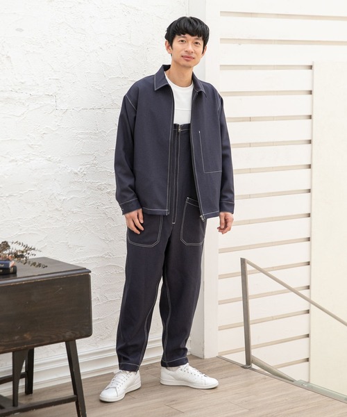 LAKOLE（ラコレ）の「ステップツイルステッチブルゾン[セットアップ