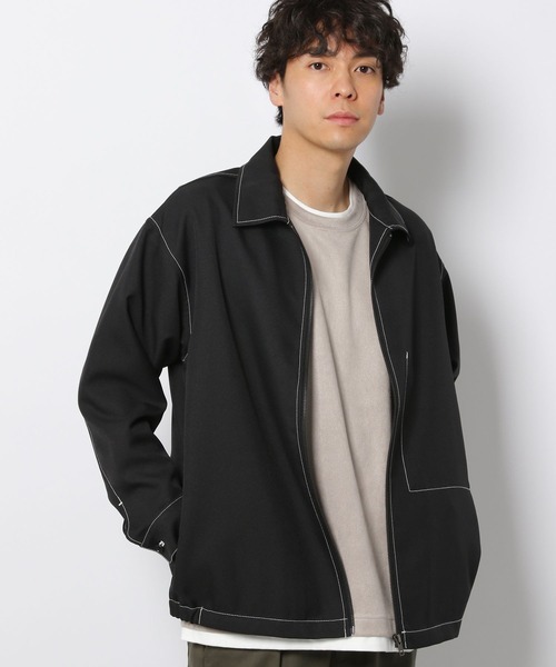 LAKOLE（ラコレ）の「ステップツイルステッチブルゾン[セットアップ対応] / 261233（ブルゾン・メンズ・グレー/ネイビー/ブラック・MEDIUM/LARGE）」の15枚目の写真