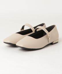 NUOVO | NUOVO ヌオーヴォ SQ STRAP 1.5 スクエア ストラップ 1.5 NE30261 BEIGE(パンプス)