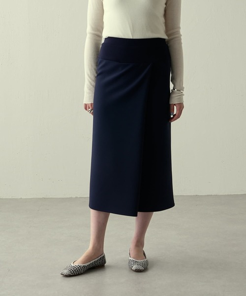 【極美品】BEARDSLEYラップ風 ロング スカート フレア Aライン BEARDSLEY（ビアズリー）の「ラップ風スカート（スカート）」 - WEAR