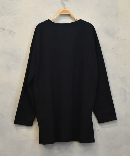 BITTOKO（ビットコ）の「定番サイドスリットプルオーバー（Tシャツ/カットソー・レディース・ブルー/グレー/マスタード/ブラック/ホワイト・FREE）」の22枚目の写真