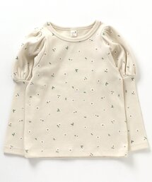 apres les cours | WEB限定 総柄パフスリーブロンT(Tシャツ/カットソー)