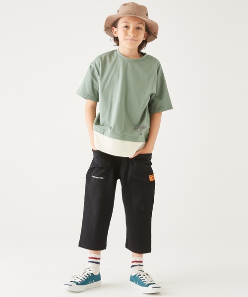KRIFF MAYER Kid's Collection（クリフメイヤーキッズコレクション）の「サンシャインクロップド（その他パンツ・キッズ・ブラック/ネイビー/カーキ・120/130/140/150/160/170）」の5枚目の写真