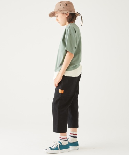 KRIFF MAYER Kid's Collection（クリフメイヤーキッズコレクション）の「サンシャインクロップド（その他パンツ・キッズ・ブラック/ネイビー/カーキ・120/130/140/150/160/170）」の6枚目の写真