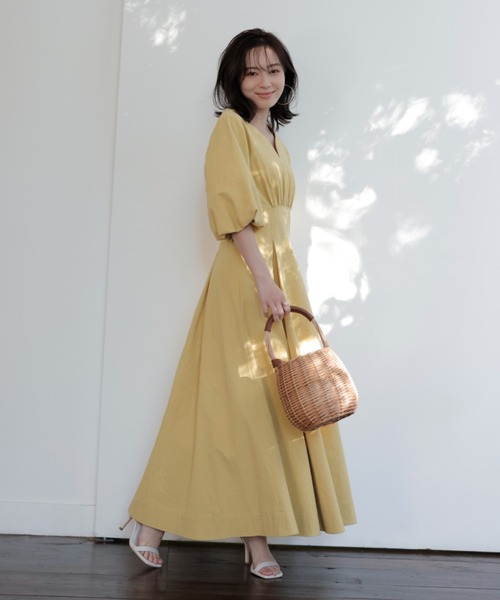 ワンピース ドレス Anuans アニュアンス のワンピース ハートネックコットンマーメイドワンピース 0 を購入できます Anuans ワンピース ハートネックコットンマーメイドワンピース ワンピース Anuans アニュアンス のファッション