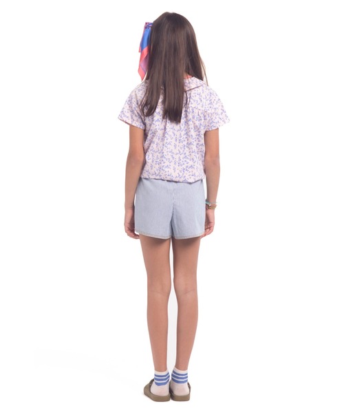 piupiuchick（ピュウピュウチック）の「piupiuchick / 花柄 ブラウス ＜キッズ＞（Tシャツ/カットソー・キッズ・ライトピンク・6Y/8Y/4Y/10Y）」の7枚目の写真