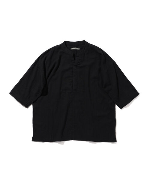 BEAMS LIGHTS（ビームスライツ）の「BEAMS LIGHTS / トゥルーコットン ガーゼ プルオーバー シャツ（シャツ/ブラウス・メンズ・ブラック系その他4/ブラウン系その他2・MEDIUM/LARGE/SMALL）」の21枚目の写真