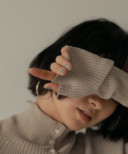 ETRE TOKYO（エトレトウキョウ）の「2wayリブホールガーメントニット