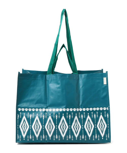 B:MING by BEAMS（ビーミングバイビームス）の「AMINA COLLECTION / ノマディ ビニール BAG（トートバッグ・メンズ・カーキ/ベージュ/ロイヤルブルー・ONE SIZE）」の3枚目の写真