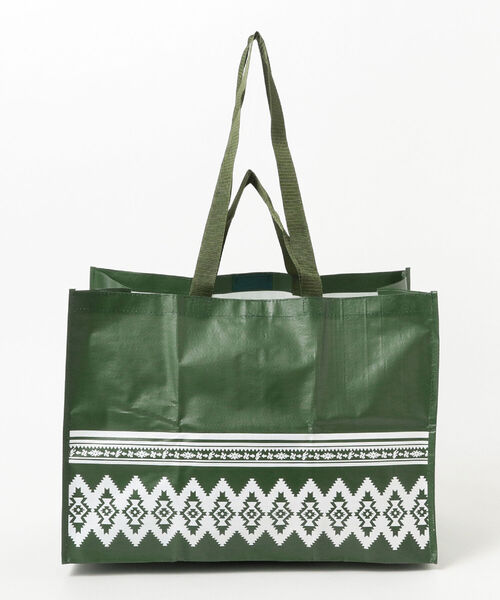 B:MING by BEAMS（ビーミングバイビームス）の「AMINA COLLECTION / ノマディ ビニール BAG（トートバッグ・メンズ・カーキ/ベージュ/ロイヤルブルー・ONE SIZE）」の7枚目の写真