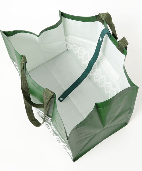 B:MING by BEAMS（ビーミングバイビームス）の「AMINA COLLECTION / ノマディ ビニール BAG（トートバッグ・メンズ・カーキ/ベージュ/ロイヤルブルー・ONE SIZE）」の8枚目の写真