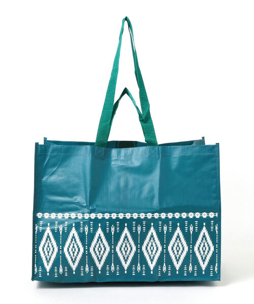 B:MING by BEAMS（ビーミングバイビームス）の「AMINA COLLECTION / ノマディ ビニール BAG（トートバッグ・メンズ・カーキ/ベージュ/ロイヤルブルー・ONE SIZE）」の11枚目の写真